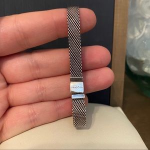 Pandora Oxidized Reflexions Bracelet sz 19cm/7.5in